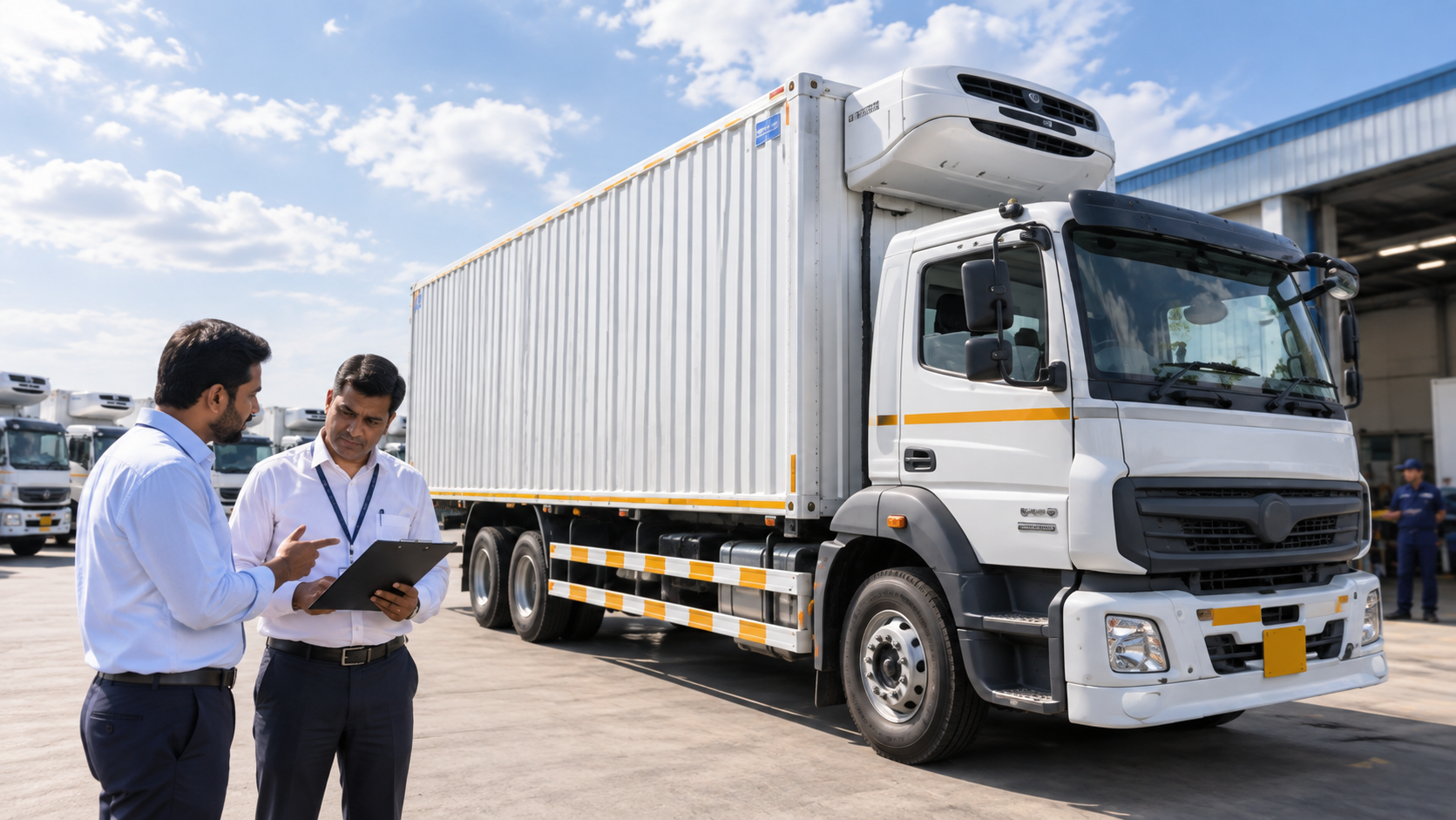 10 checks infographic for choosing a refrigerated truck manufacturer in India